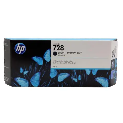 HP F9J68A - Tusz czarny mat HP 728 do HP DesignJet T730, T830