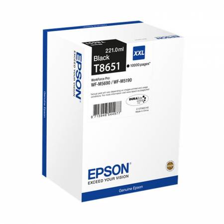 Tusz Epson T8651 do WorkForce Pro WF-M5690DWF | 10 000str. | 221 ml | black-4462932
