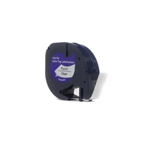Taśma Dymo D1 Czarny na Przezroczystym, 12mm x 4m (12268) (S0721540)-4467781