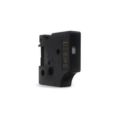 Taśma Dymo D1 Złoty na Czarnym 9mm x 7m  LM100, LM100Plus, LM100Series, LM120P, LM280, LM300, LM350, LM350D, LM350Series