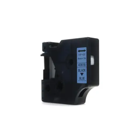 Taśma Dymo D1 Czarny na Niebieskim 6mm x 7m (43616) -4467803
