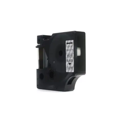 Taśma Dymo D1 Czarny na Przezroczystym 12mm x 7m (45010) (S0720500) -4467812