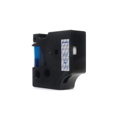 Taśma Dymo D1 Niebieski na Przezroczystym, 19mm x 7m  (45801)-4467828