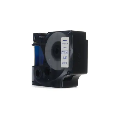 Taśma Dymo D1 Niebieski na Białym, 24mm x 7m (53714) -4467846