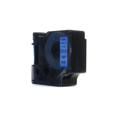 Taśma Dymo D1 Czarny na Niebieskim, 24mm x 7m (53716) -4467848