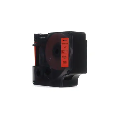 Taśma Dymo D1 Czarny na Czerwonym, 24mm x 7m (53717) (S0720970)-4467849