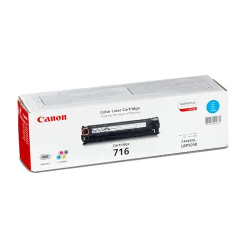 Toner Canon CRG- 718C Cyan do drukarek (Oryginalny) [2.9k]