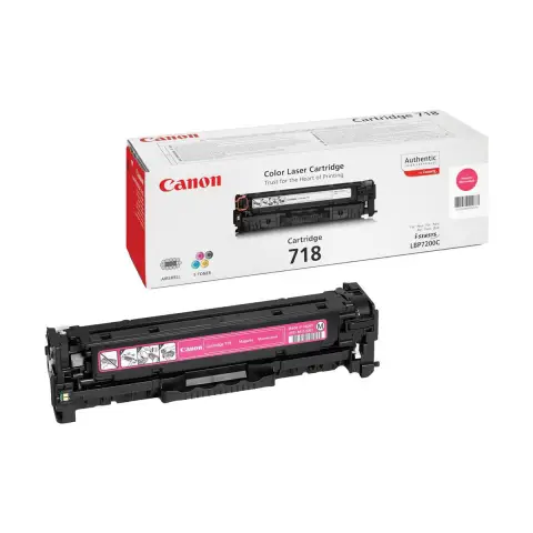 Toner Canon CRG- 718M Magenta do drukarek (Oryginalny) [2.9k]