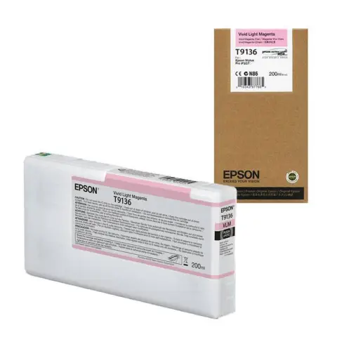 Epson T9136 / C13T913600 - Tusz light magenta do Epson SureColor SC-P5000, SC-P 5000STD Spectro, SC-P5000 Violet, SC-P50