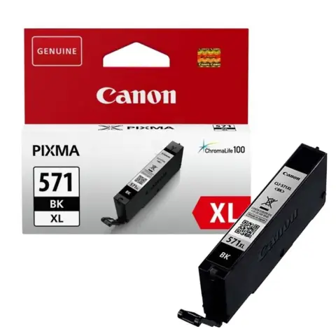 Tusz Canon CLI-571BK XL Black do drukarek (Oryginalny) [11ml]