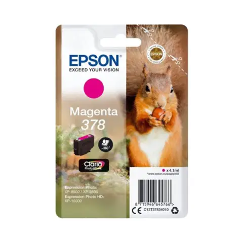 Epson T3783- Tusz magenta 378 do Epson Expression Photo HD XP-15000, XP-8000, XP-8005, XP-8500, XP-8505, XP-8600, XP-860