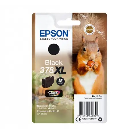 Epson T3791 - Tusz czarny 378XL do Epson Expression Photo HD XP-15000, XP-8000, XP-8005, XP-8500, XP-8505, XP-8600, XP-8