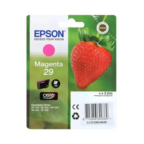 Tusz Epson T29  / C13T29834012 Magenta do drukarek (Oryginalny [3.2ml]