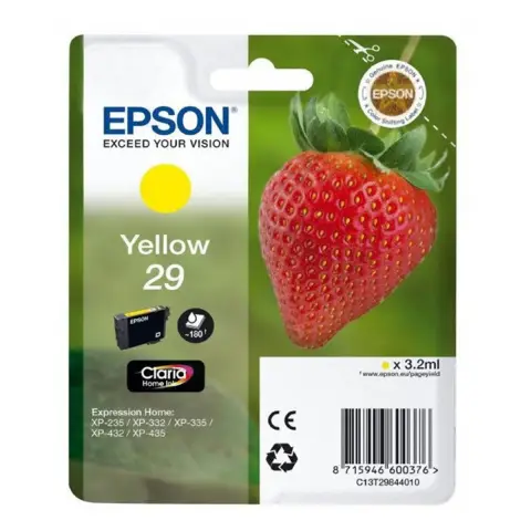 Tusz Epson T29 / C13T29844012 Yellow do drukarek (Oryginalny [3.2ml]