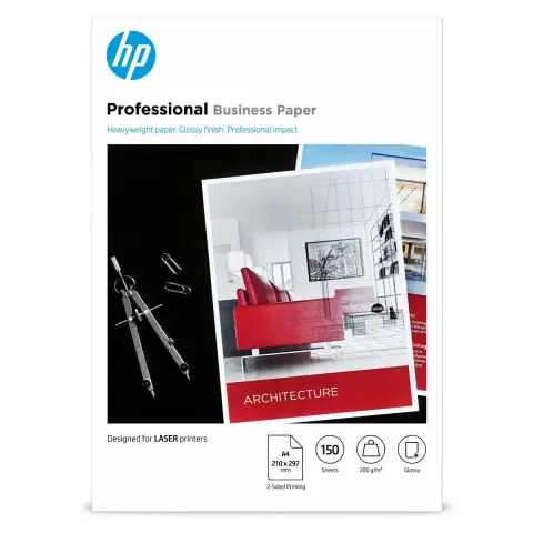 Papier HP fotograficzny Professional | błyszczący | 150 str. | A4/210 x 297 mm-4406725