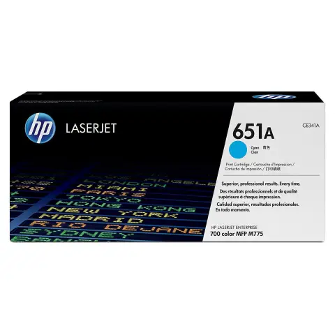 Toner HP 651A / CE341A Cyan do drukarek (Oryginalny) [16k]