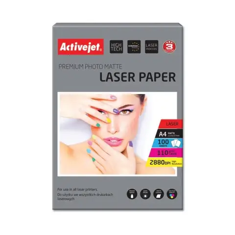 Papier matowy Activejet AP4-110M100L (A4; 100 szt.)-3901467