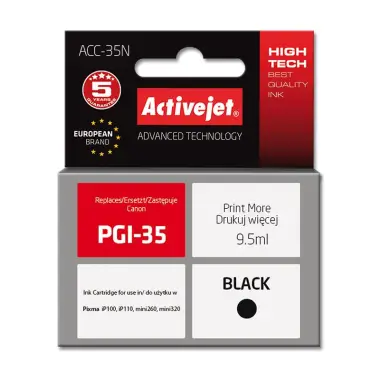 Canon PGI-35 zamiennik ActiveJet - Tusz czarny do Canon iP100, Mini 260, 320