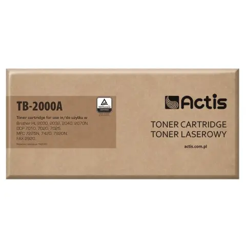 Toner TB-2000A Czarny do drukarek Brother (Zamiennik Brother TN-2000) [2.5k]