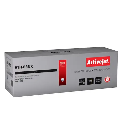 Toner Activejet ATH-83NX (zamiennik HP 83X CF283X; Supreme; 2 200 stron; czarny)-3584535