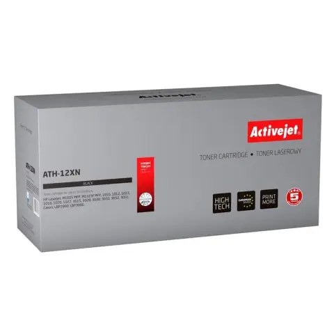 Toner AT-12XN Black do drukarek HP (Zamiennik HP 12A / Q2612A) [3.1 k]