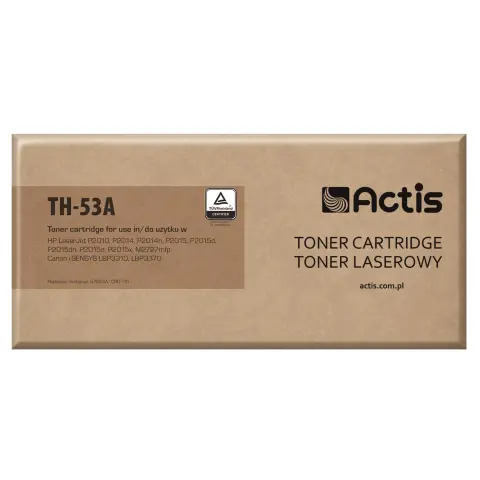 Toner TH-53A Czarny do drukarek HP (Zamiennik HP 53A / Q7553A) [3k]