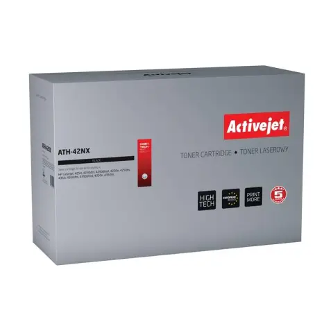 Toner ATH-42NX Czarny do drukarek HP (Zamiennik HP 42X / Q5942X) [20k]  ActiveJet toner do HP 42X Q5942X new