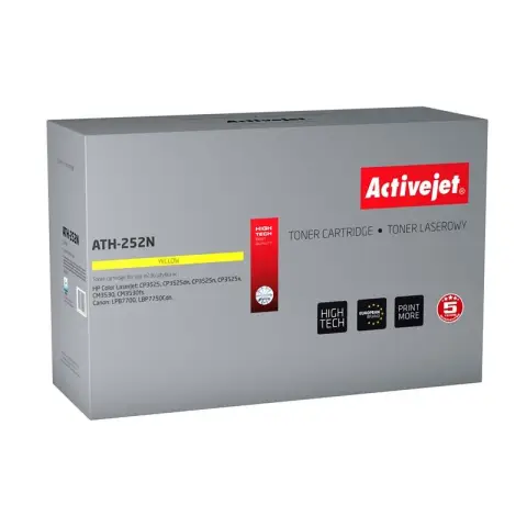 Zamiennik CE252A ActiveJet - Toner 504A zółty do HP Color LaserJet Cp3525, CP3530