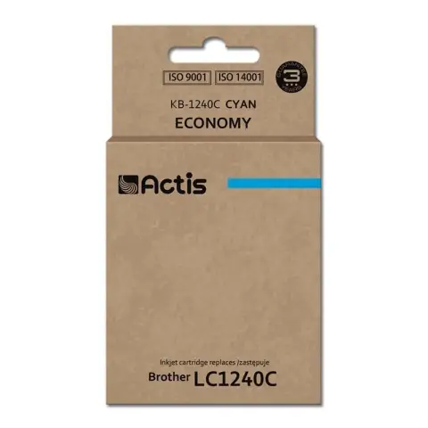 Tusz KB-1240C Cyan do drukarek Brother (Zamiennik Brother LC1240C) [12ml]