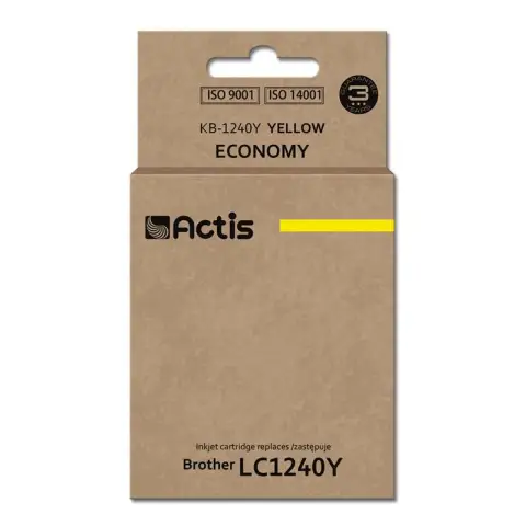 Tusz KB-1240Y Yellow do drukarek Brother (Zamiennik Brother LC1240Y) [12ml]