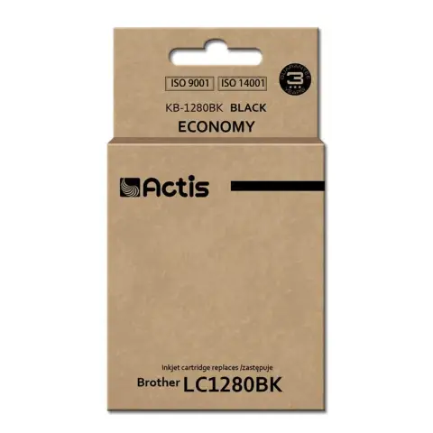 Tusz czarny do Brother MFC-J5910, MFC-J6510, MFC-J6710, MFC-J6910 - Zamiennik LC1280XL-BK
