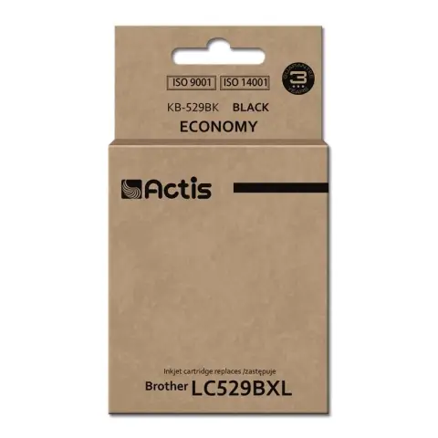 Tusz KB-529BK Black do drukarek Brother (Zamiennik Brother LC529XLBK) [58ml]