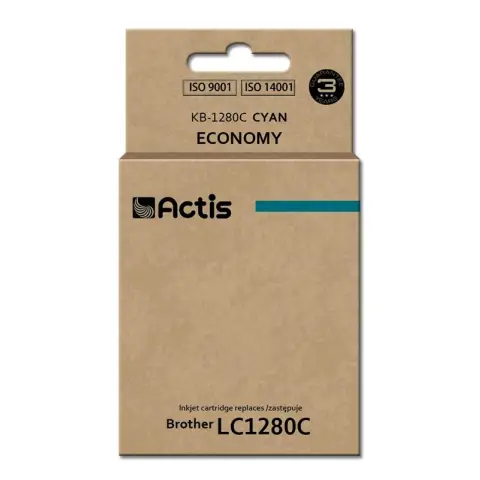Tusz KB-1280C Cyan do drukarek Brother (Zamiennik Brother LC1280C) [19ml]