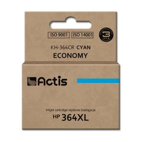 Tusz KH-364CR Cyan do drukarek HP (Zamiennik HP 364XL / CB323EE) [12 ml]