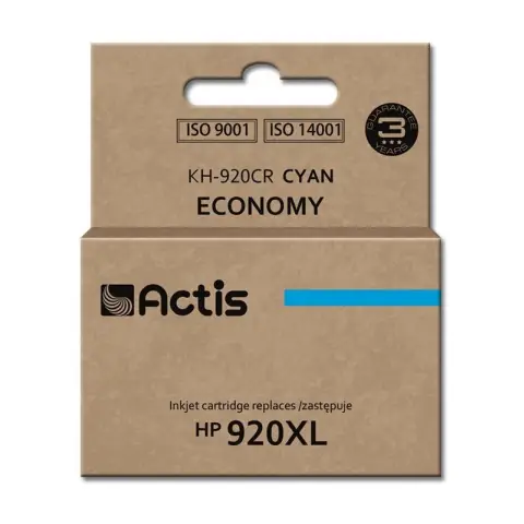 Tusz KH-920CR Cyan do drukarek HP ( Zamiennik HP 920XL / HP CD972AE) [12ml]