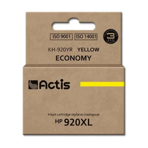 Tusz KH-920YR Yellow do drukarek HP ( Zamiennik HP 920XL / CD974AE) [12ml]