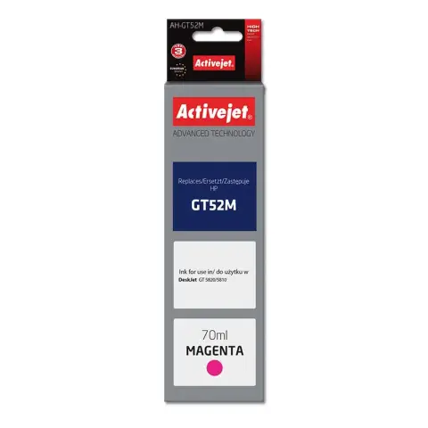 HP GT52M zamiennik ActiveJet - Tusz magenta M0H55AE  do HP DeskJet 5800, 5810, 5820