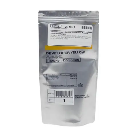 Developer Ricoh do Aficio MP C3001/C3501/C4501/C5501 | 240 000 str | yellow-4605485