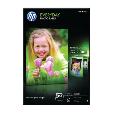 Papier HP fotograficzny Professional | błyszczący | 100 str. | 10x15 cm |-3985040