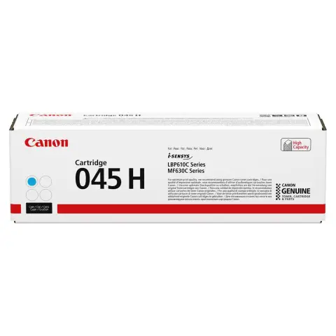 Canon 045HC - Toner błękitny do Canon LBP-610, LBP-611, LBP-612, LBP-613, LBP-630, LBP-631, LBP-632, LBP-633, LBP-634, L
