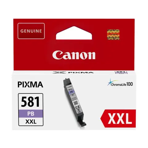 Canon CLI-581PB XXL - Tusz niebieski fotograficzny 581MXXL do Canon TR-7500, TR-7550, TR-8500, TR-8550, TR-6100
