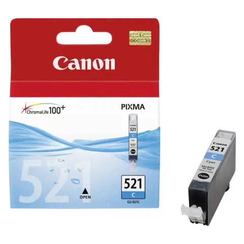 Tusz Canon CLI-521C Cyan do drukarek (Oryginalny) [9ml]