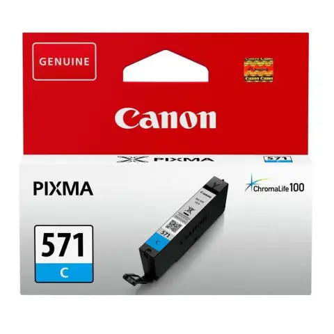 Tusz Canon CLI-571C Cyan do drukarek (Oryginalny) [7ml]