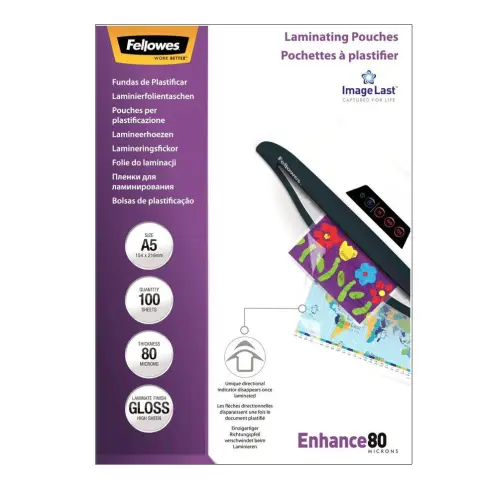 Folie do laminowania Fellowes A3, 80mic. - 100 szt.
