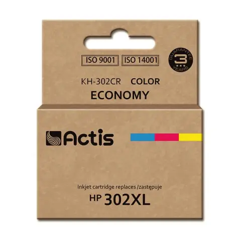 Tusz ACTIS KH-302CR (zamiennik HP 302XL F6U67AE; Premium; 21 ml; kolor)-3584657