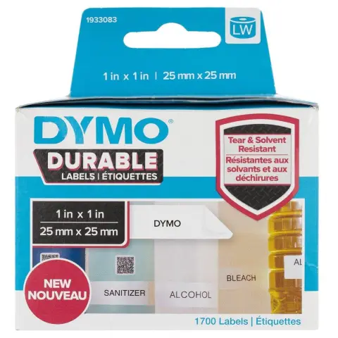 Dymo etykieta do drukarek LW | Etykieta wielofunkcyjna | 25mm/25mm | 2 x 850-4874373