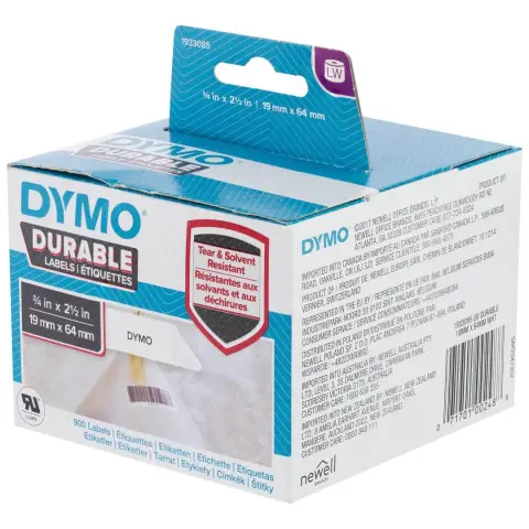 Dymo etykieta do drukarek LW | Etykieta do kodów kreskowych | 19mm/64mm | 2 x450-4874375