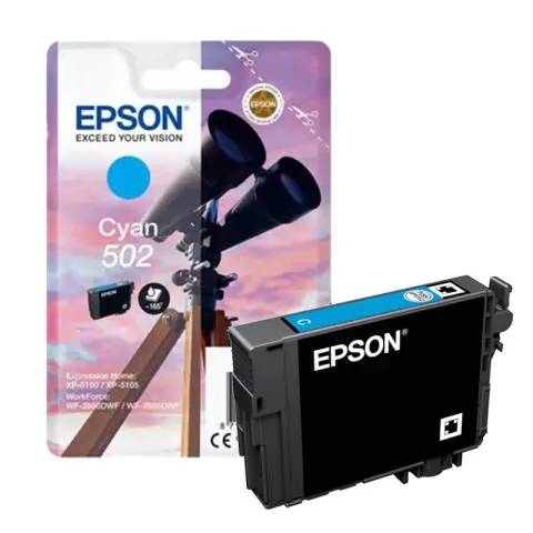 Tusz Epson 502 do Expression Home XP-5105/XP-5100 | 3,3 ml | Cyan-4925290