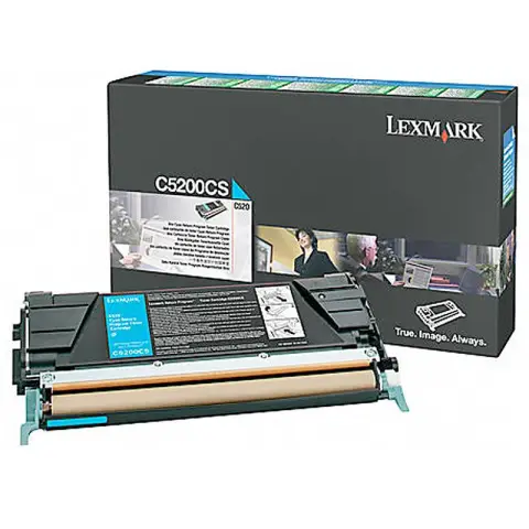 Toner Lexmark C5200CS Cyan do drukarek (Oryginalny) [3k]