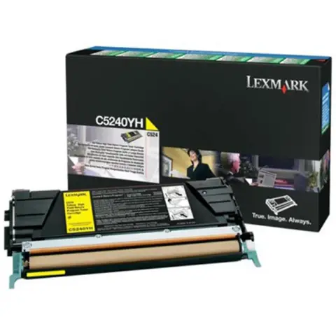 Toner Lexmark C5240YH Yellow do drukarek (Oryginalny)